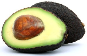 Fresh tropical food, healthy avocado fruit for Detox